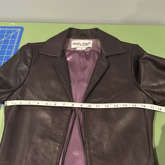 Vintage 90’s Neely Mack Leather Jacket size Small - Picture 8 of 9